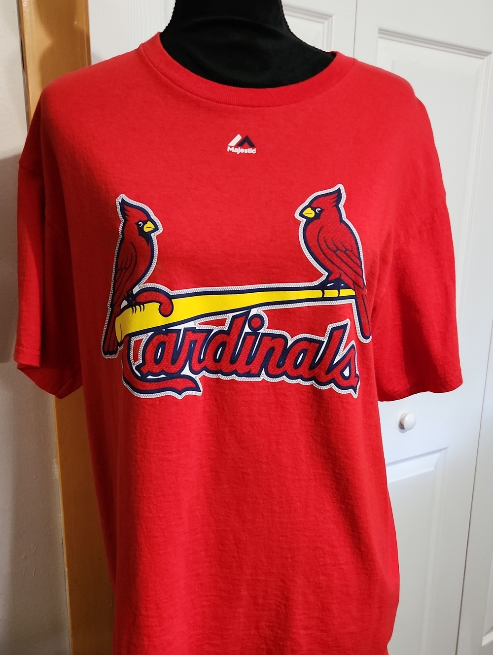 Majestic Red St. Louis Cardinals Logo Tee #23 OZUNA